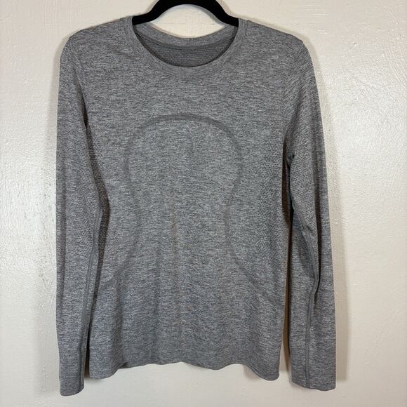 LULULEMON Swiftly Tech Grey Long Sleeve Women's Size 4 casual - Picture 1 of 5